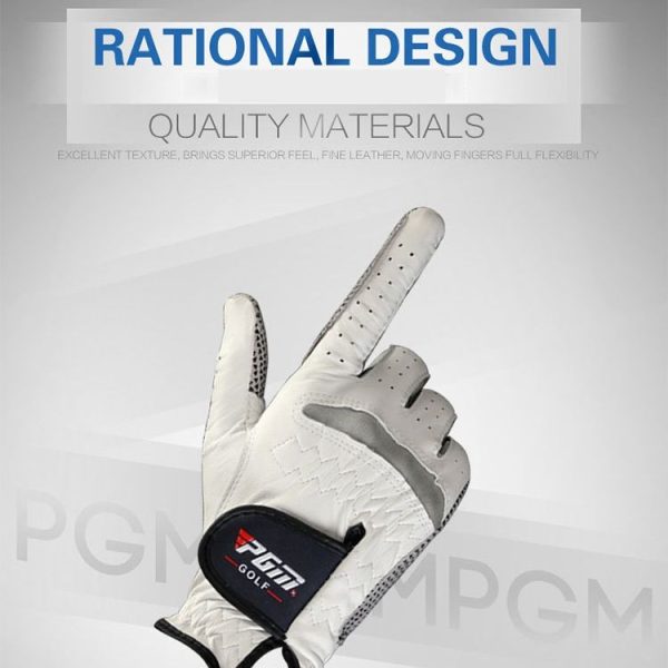 PGM Left Hand Sheepskin Anti-slip Particle Golf Men Gloves, Size: 27# - Image 6