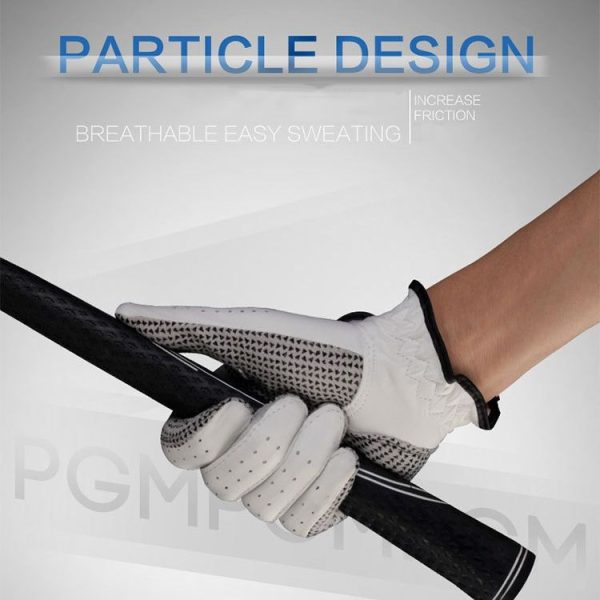 PGM Left Hand Sheepskin Anti-slip Particle Golf Men Gloves, Size: 27# - Image 8