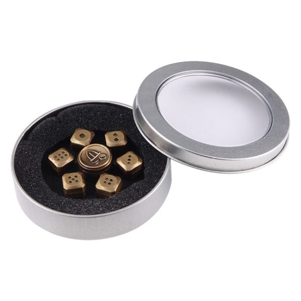 Fidget Spinner Toy Stress Reducer Anti-Anxiety Toy, About 2.0 Minutes Rotation Time, Steel Beads Bearing, Dice Shape Six Leaves - Image 10