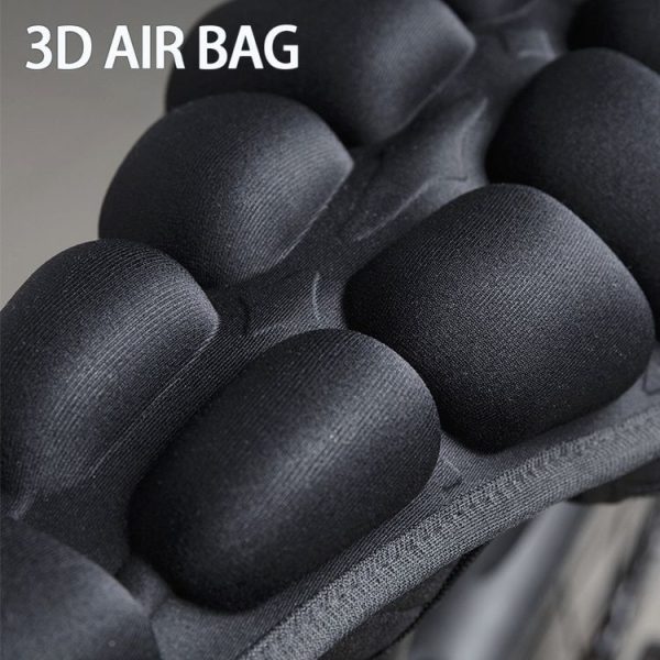 BC-203 2.0 M Size Bicycle Foldable Inflatable Airbag Cushion Seat Cover with Inflator (Black) - Image 4