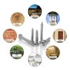200 PCS 201 Stainless Steel Cross Round-headed Tapping Thread Screw, M4x40 - Image 5