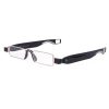 Portable Folding 360 Degree Rotation Presbyopic Reading Glasses with Pen Hanging, +2.50D (Black) - Image 2