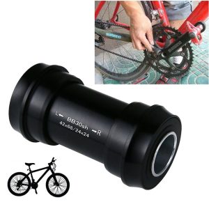 BB30 Press Fit Style Bottom Bracket Fits 68-73mm for SHIMANO, Prowheel, SRAM GXP Mountain Bike (Black)