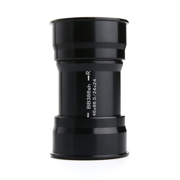 BB386 EVO Press Fit Style Bottom Bracket Fits 86.5mm for SHIMANO, Prowheel, SRAM GXP Mountain Bike (Black) - Image 2