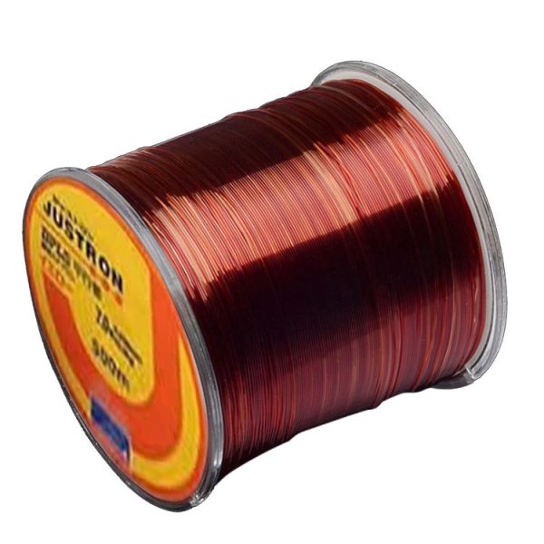 4.0# 0.32mm 10.2kg Tension 500m Extra Strong Imported Raw Silk Nylon Fishing Line (Wine Red)