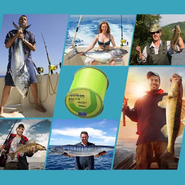 4.0# 0.32mm 10.2kg Tension 500m Extra Strong Imported Raw Silk Nylon Fishing Line (Wine Red) - Image 6