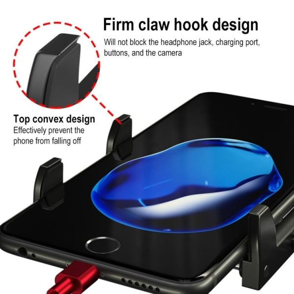 BIKERSAY MP005 Bicycle Aluminum Alloy Mobile Phone Holder Motorcycle Handlebar Bracket (Red) - Image 6