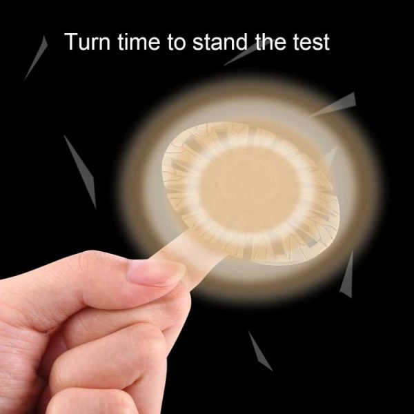 Butterfly Fish Type Fidget Spinner Toy Stress Reducer Anti-Anxiety Toy for Children and Adults, 3.5 Minutes Rotation Time, R188 Ceramics Beads Bearing + Zinc Alloy Material (Gold) - Image 5