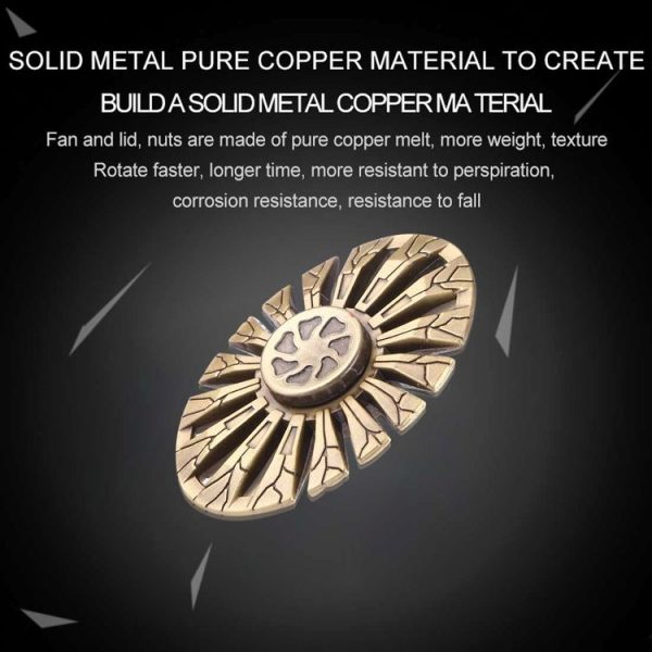 Butterfly Fish Type Fidget Spinner Toy Stress Reducer Anti-Anxiety Toy for Children and Adults, 3.5 Minutes Rotation Time, R188 Ceramics Beads Bearing + Zinc Alloy Material (Gold) - Image 7