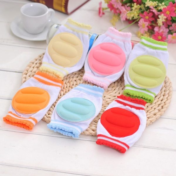 One Pair Ventilated Children Baby Crawling Walking Knee Guard Elbow Guard Protecting Pads (Green) - Image 4