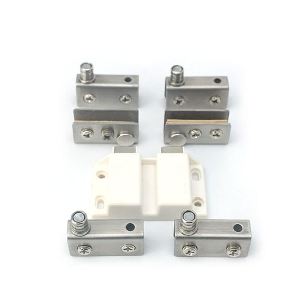 Glass Clip Double Door Touching Exhibition Cabinet Hinge - Image 2