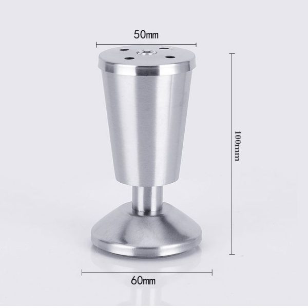 Stainless Steel Thickened Adjustable Foot Cup Type Cupboard Foot, 100mm - Image 2