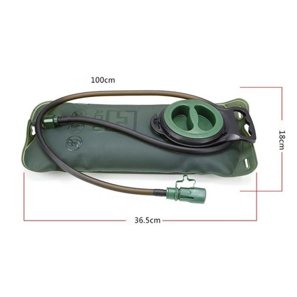 AOTU AT6602 2L TPU Outdoor Sports Drinking Water Bag (Green) - Image 2