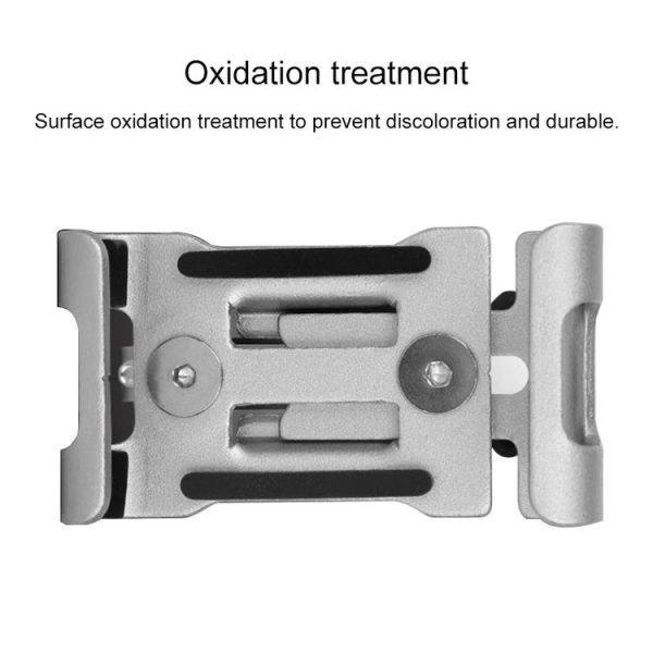 Universal Non-rotatable Aluminum Alloy Fixing Frame Motorcycle Bicycle Mobile Phone Holder (Gold) - Image 3
