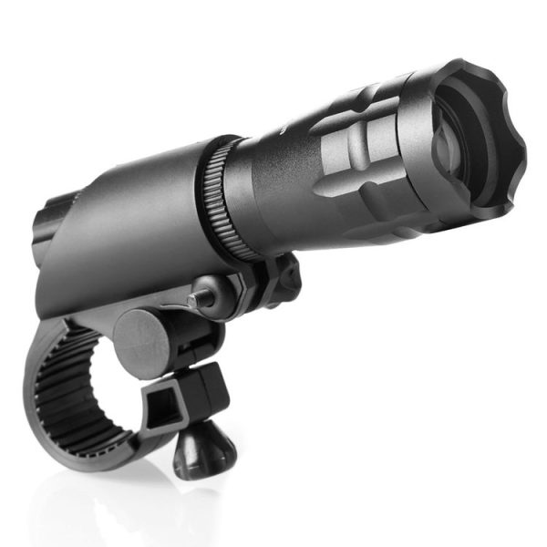 5W Mountain Bike Headlight Zoom Glare Waterproof Flashlight Set Car Headlight + Taillight (Set One) - Image 2