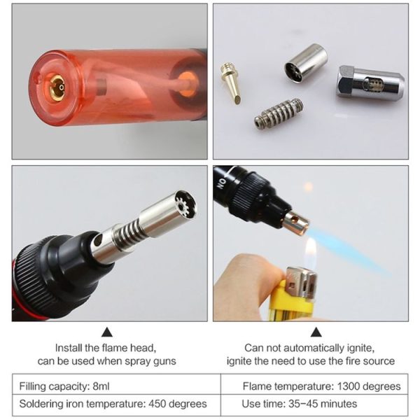 BEST Butane Gas Soldering Iron Pen (Random Color Delivery) - Image 6