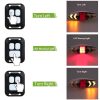 Bicycle Tail Light Intelligent Wireless Remote Control Turn Signal Warning Light (White) - Image 6