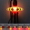 Bicycle Tail Light Intelligent Wireless Remote Control Turn Signal Warning Light (White) - Image 7