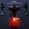 Bicycle Tail Light Intelligent Wireless Remote Control Turn Signal Warning Light (White) - Image 8