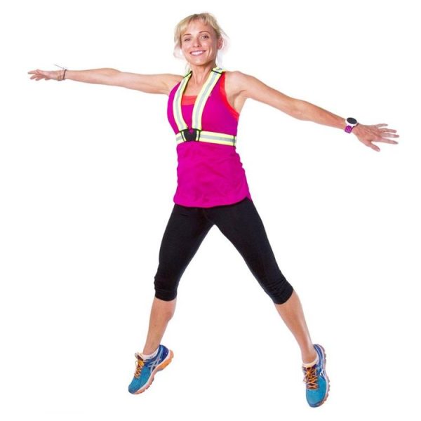 Night Riding Running Reflective Safety Vest (Neon Green) - Image 6