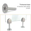 304 Stainless Steel Glass Fish Mouth Support Rod Fixing Clip with 14x40mm Rod, Specification: S - Image 5