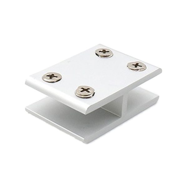 Aluminum Alloy Glass Combination Clamp Cabinet Partition Fixing Clip, 180 degrees Cliped 8-10mm - Image 2