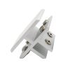 Aluminum Alloy Glass Combination Clamp Cabinet Partition Fixing Clip, T-type Cliped 10-12mm - Image 2