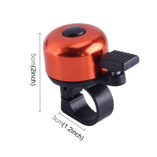 OQSPORT 5 PCS Mini Aluminum Alloy Bicycle Bell Ring, Random Color Delivery - Image 2
