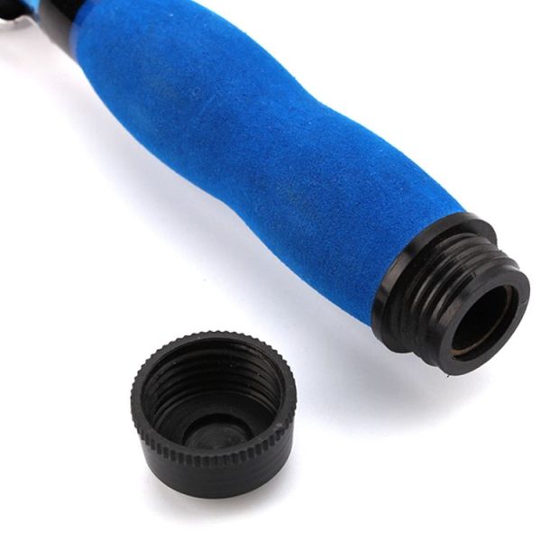32cm Portable Telescopic Sea Fishing Rod Mini Fishing Pole, Extended Length: 1.5m, Blue Clip Reel Seat - Image 3