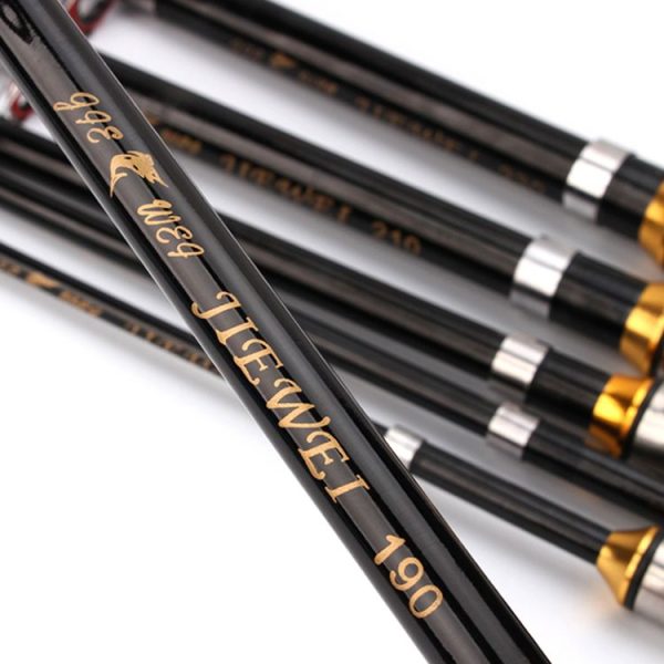 30cm Portable Telescopic Sea Fishing Rod Mini Fishing Pole, Extended Length: 1.0m, Black Tube-type Reel Seat - Image 5