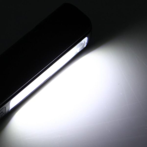 100LM High Brightness Pen Shape Work Light / Flashlight, White Light, COB LED 2-Modes with 90 Degree Rotatable Magnetic Pen Clip (Black) - Image 8