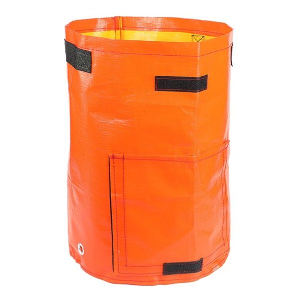 7 Gallons Potato Planting PE Bags Vegetable Planting Grow Bags Farm Garden Supplies, Size: 30cm x 35cm (Orange) - Image 2