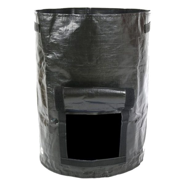 10 Gallons Potato Planting PE Bags Vegetable Planting Grow Bags Farm Garden Supplies, Size: 35cm x 50cm (Black) - Image 2