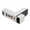 2 PCS 6-28mm F Type Glossy Polished Zinc Alloy Fixed Clip Glass Wood Layer Board Bracket - Image 3