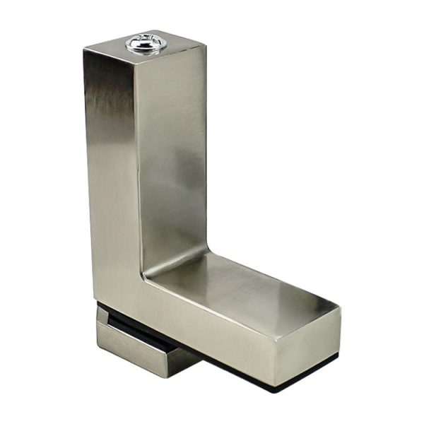 3-24mm F Type Brushed Zinc Alloy Fixed Clip Glass Wood Layer Board Bracket - Image 2