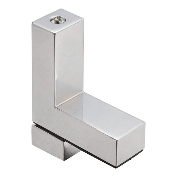 3-24mm F Type Glossy Polished Zinc Alloy Fixed Clip Glass Wood Layer Board Bracket - Image 2
