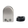 5-8mm Concave Curved Bottom Matte Polished 304 Stainless Steel Fixed Clip Railing Glass Wood Layer Board Clamp Bracket - Image 2