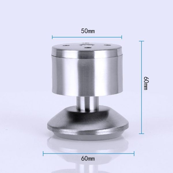 Stainless Steel Wire Drawing Thickened Column Sofa Furniture Cabinet Foot, Height: 60mm - Image 2