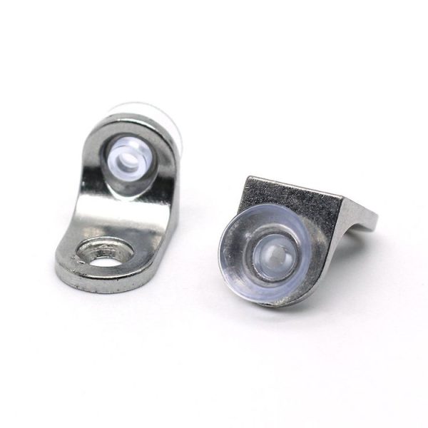 50 PCS Round Thickened Zinc Alloy Bright Layer Sucker Plate Bracket, B, Weight: 5.8g - Image 2