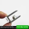 Zinc Alloy Bright Fixed Bracket Connection 10mm Rectangular Glass Fixing Clamp - Image 4