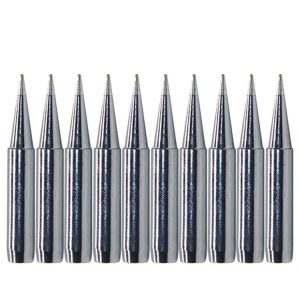 10 PCS 900M-T-0.8D Small D Type Lead-free Electric Welding Soldering Iron Tips