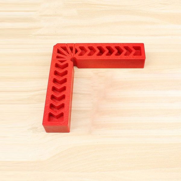 6 Inch Plastic 90 Degree Woodworking Auxiliary Positioner Square Ruler Fixing Tool - Image 2