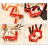 6 Inch Plastic 90 Degree Woodworking Auxiliary Positioner Square Ruler Fixing Tool - Image 7