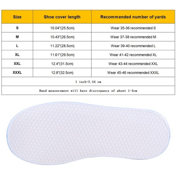 Fashion PVC Non-slip Waterproof Thick-soled Shoe Covers Size: XXL (Coffee) - Image 7