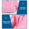 Fashion Children PVC Non-slip Waterproof Thick-soled Shoe Cover Size: XL (Pink) - Image 4