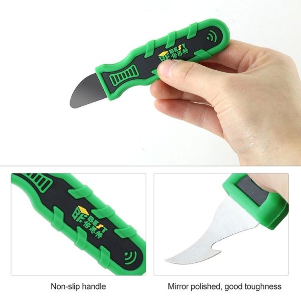 BEST-140 Cell Phone Repair Assemble Disassemble Cutting Tool Plastic Pry Tool Spudger - Image 5