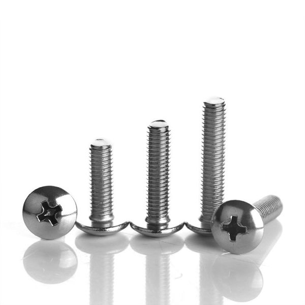 200 PCS 201 Stainless Steel Cross Large Flat Head Screw, M5x25 - Image 3