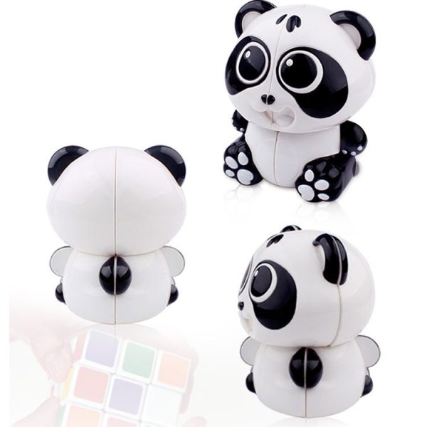 Zhisheng Panda Shape 2 x 2 x 2 Speed Magic Cube Twisty Puzzle Toy