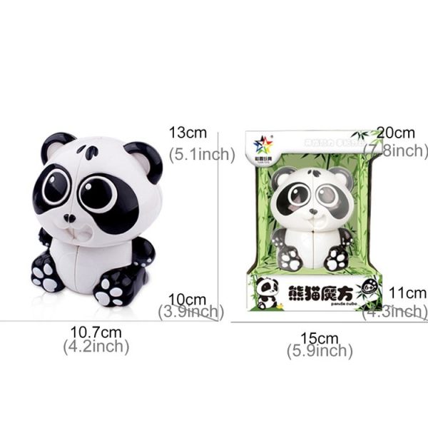 Zhisheng Panda Shape 2 x 2 x 2 Speed Magic Cube Twisty Puzzle Toy - Image 9