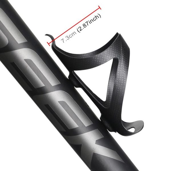TOSEEK Full Carbon Fiber Road Bicycle Water Bottle Holder, Inside Diameter: About 73mm (Gloss) - Image 4